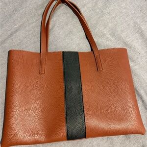 Vince Camuto Tan and Black Tote Bag - Great for Laptop or the Office